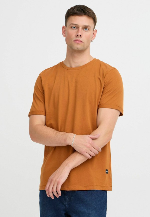 BHTEE 5 PACK - Basic T-shirt - caramvanilaforestoliveblac