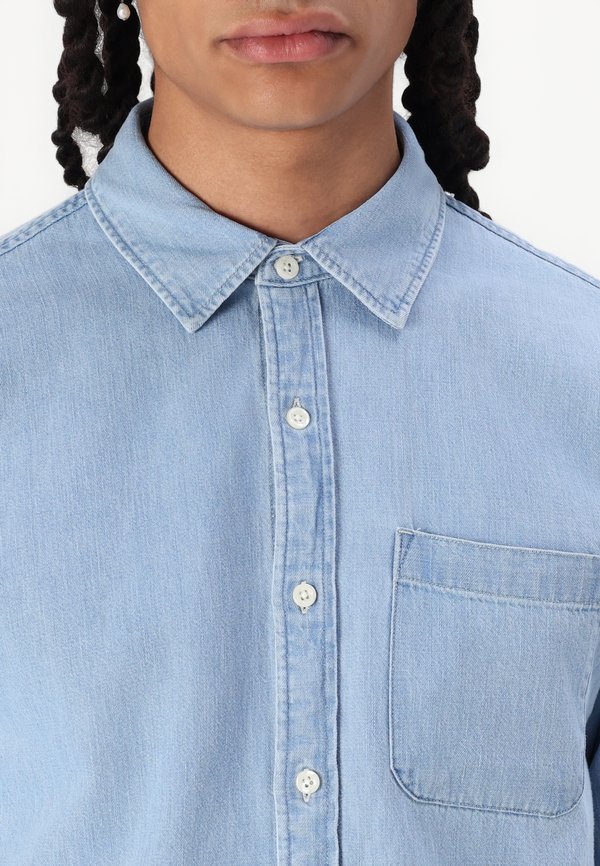 Denim Button-Up Shirt - Shirt2