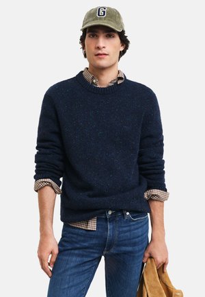 GANT NEPS  C NECK - Jumper - evening blue