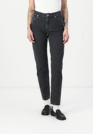 MOM - Sirgete säärtega teksad - washed black