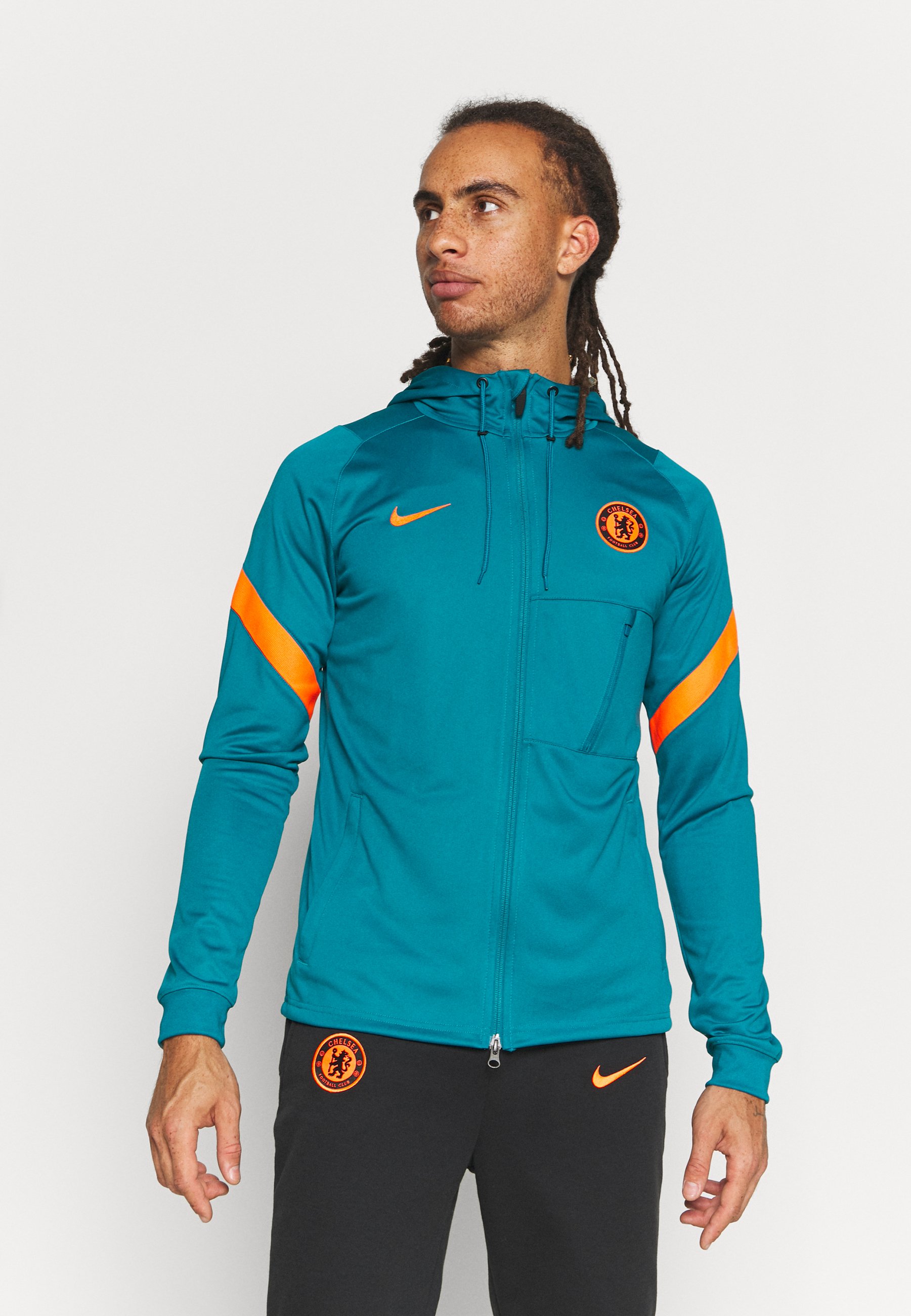 Nike Performance INTER MAILAND STRIKE TRACKSUIT - Squadra - green  strike/black/chlorine blue/verde - Zalando.it