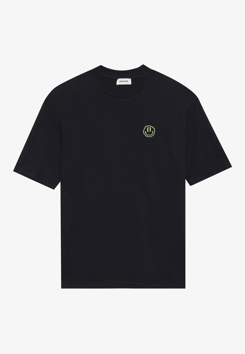 YOURTURN T-shirt basic zwart YOURTURN T-shirt basic zwart