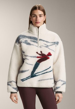 HALF-ZIP SKIER  - Fleecejas - stone