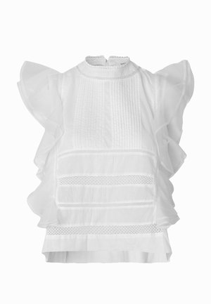 Second Female, KRISTEL FRILL BLUSE - Blouse - white
