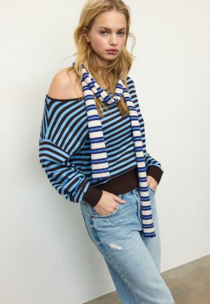 Vesta - mottled royal blue