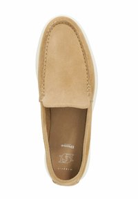 Dune London WIDE FIT BUFTON - Slip-ons - sand