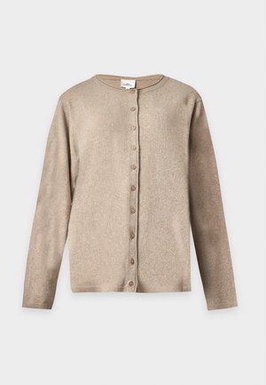 ONLY Carmakoma, CARLOYAL O NECK CARDI - Gilet - beige melange
