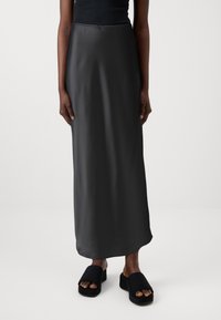 ONLY ONLOLIVIA LONG BOW SKIRT - Fustă maxi - black