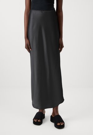 ONLY ONLOLIVIA LONG BOW SKIRT - Fustă maxi - black
