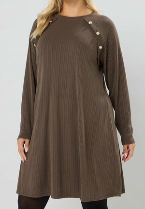 Jumper dress - brown