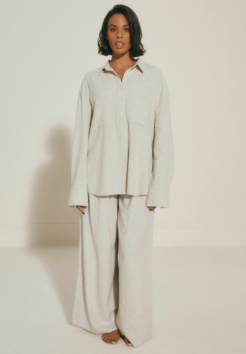 Next ROCHELLE LONG SLEEVE - Košilová halenka  - stone