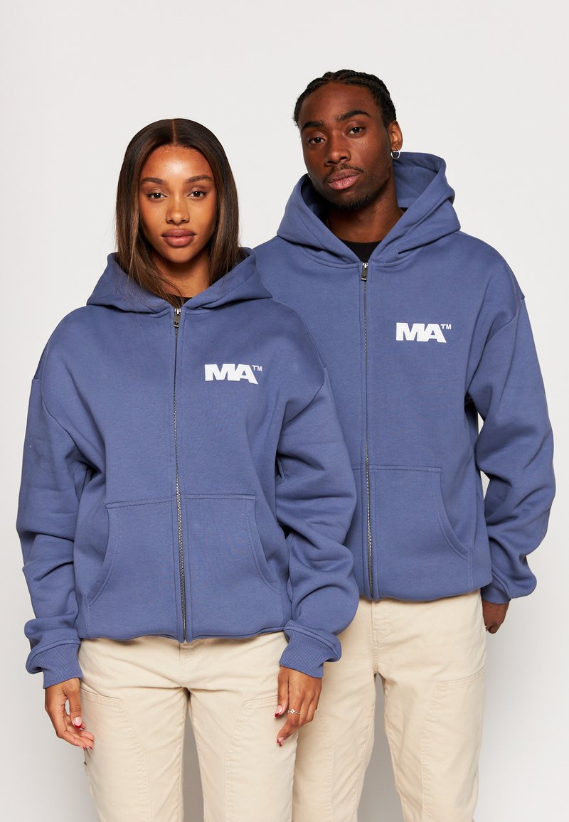 Multiply Apparel MA LOVE - Zip-up sweatshirt - blue indigo/blue - Zalando.de