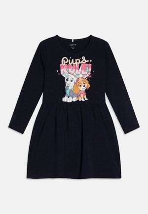 NMFDYMA PAWPATROL DRESS - Vestito di maglina - dark sapphire