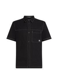 SHORT-SLEEVED CONTRAST STITCH - Ing - black