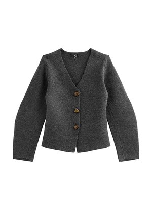 V-NECK HEAVYWEIGHT   - Chaqueta de punto - dark grey