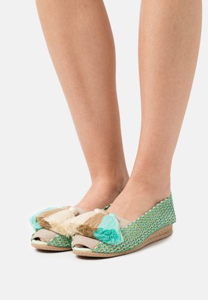 IXORA - Espadrilles - turquesa/beige/blanco