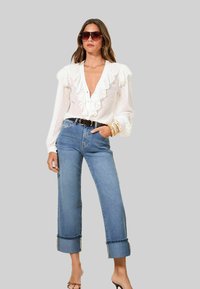 Lipsy PETITE FIT - Široke nogavice - blue