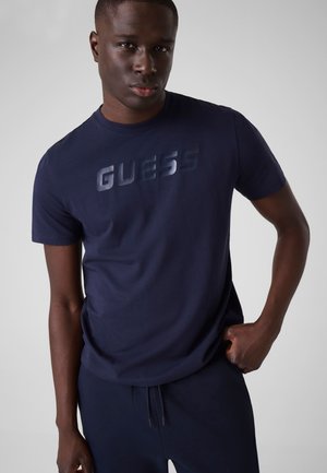 Guess, LOGO-T-SHIRT - Majica kratkih rukava s printom - dunkelblau