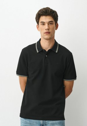 Next, TIPPED REGULAR FIT POLOSHIRT - Poloshirt - black smart