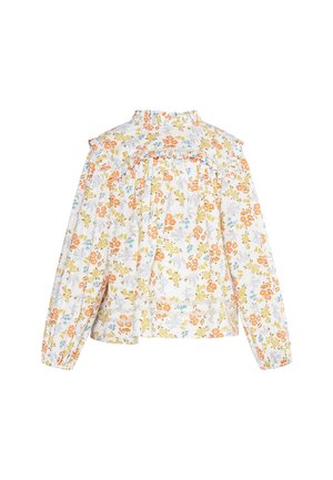 Bluse - orange mehrfarbig