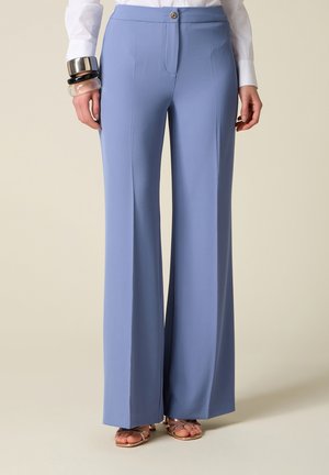 Oltre, PANTALONI PALAZZO - Pantalones - azzurro