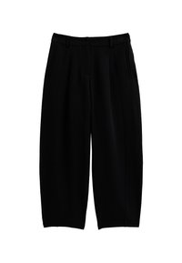 BARREL LEG TAILORED - Broek - black