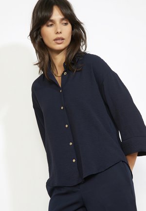 CASUAL CHIC - Blúzka so zapínaním na gombíky - navy basic
