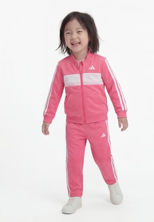 adidas Performance TIBERIO INFANT UNISEX SET - Treningsdress - pink fusion/clear pink/white
