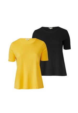 CURVE  - T-Shirt basic - schwarz   gelb
