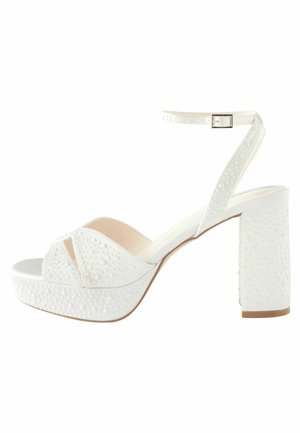 FOREVER COMFORT WEDDING PEARL - REGULAR FIT - Højhælede sandaletter / Højhælede sandaler - ivory