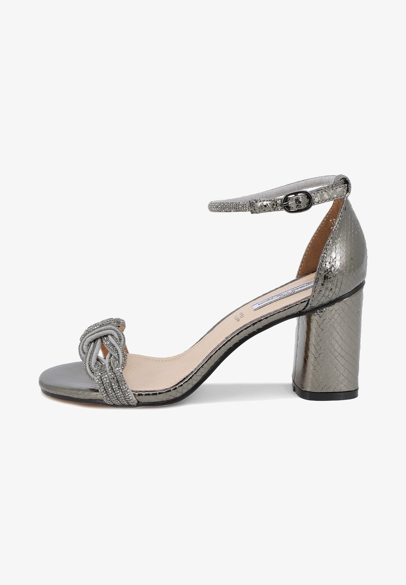 Queen Helena Sandales à talons hauts - dark grey