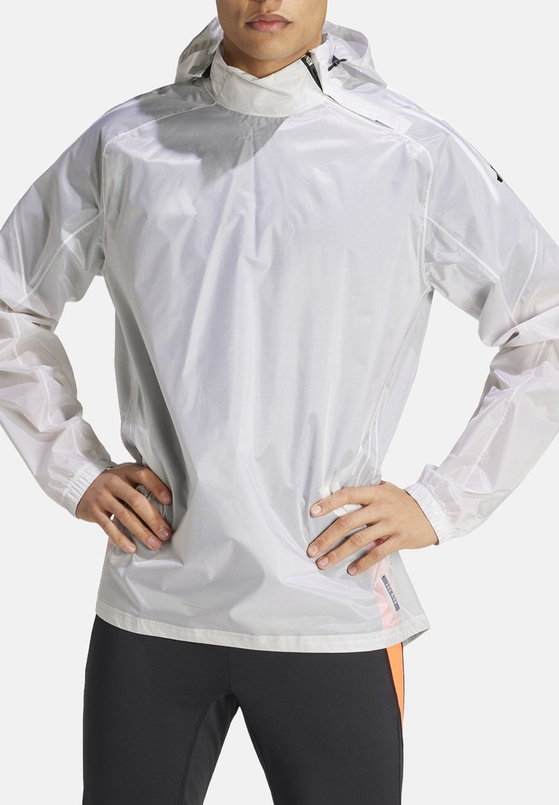 adidas Performance Regenjacke / wasserabweisende Jacke - weissschwarz