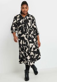 Yours Clothing Abito a camicia - black