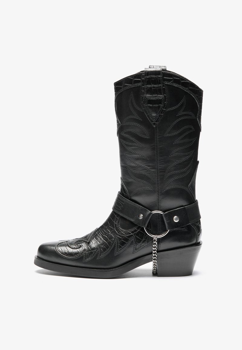 YOURTURN - UNISEX - Cowboy/Biker boots - black, Enlarge