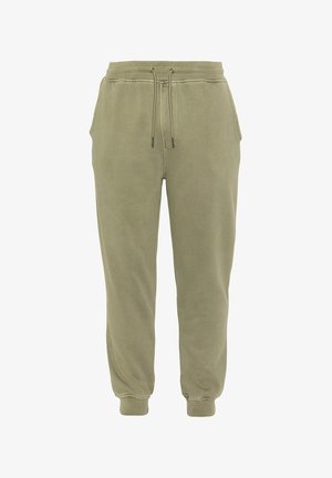 Schott PANTALON DE SURVÊTEMENT EFFET DÉLAVÉ - Jogginghose - kaki