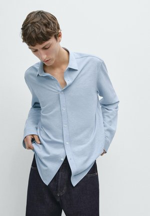 REGULAR FIT MELANGE - Skjorter - blue