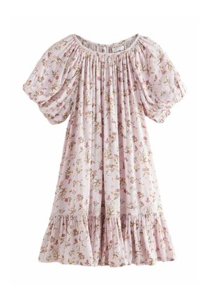 REGULAR FIT PUFF SLEEVE - Denné šaty - lilac purple floral