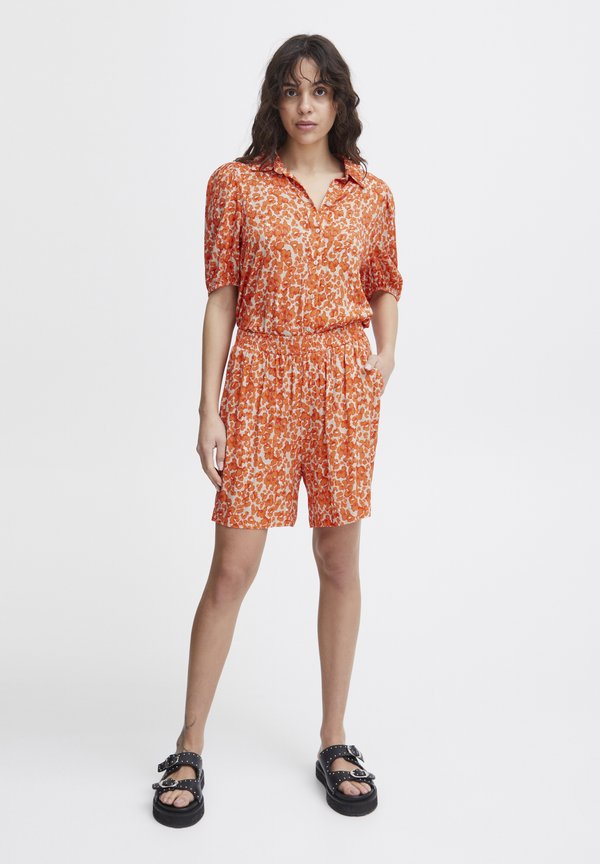 IHAya - Shorts - coral rose leo aop2