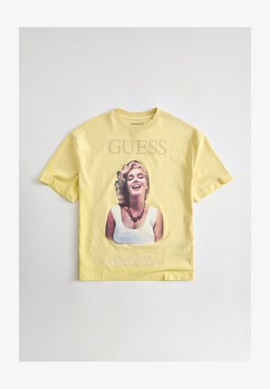 Guess, - T-shirt z nadrukiem