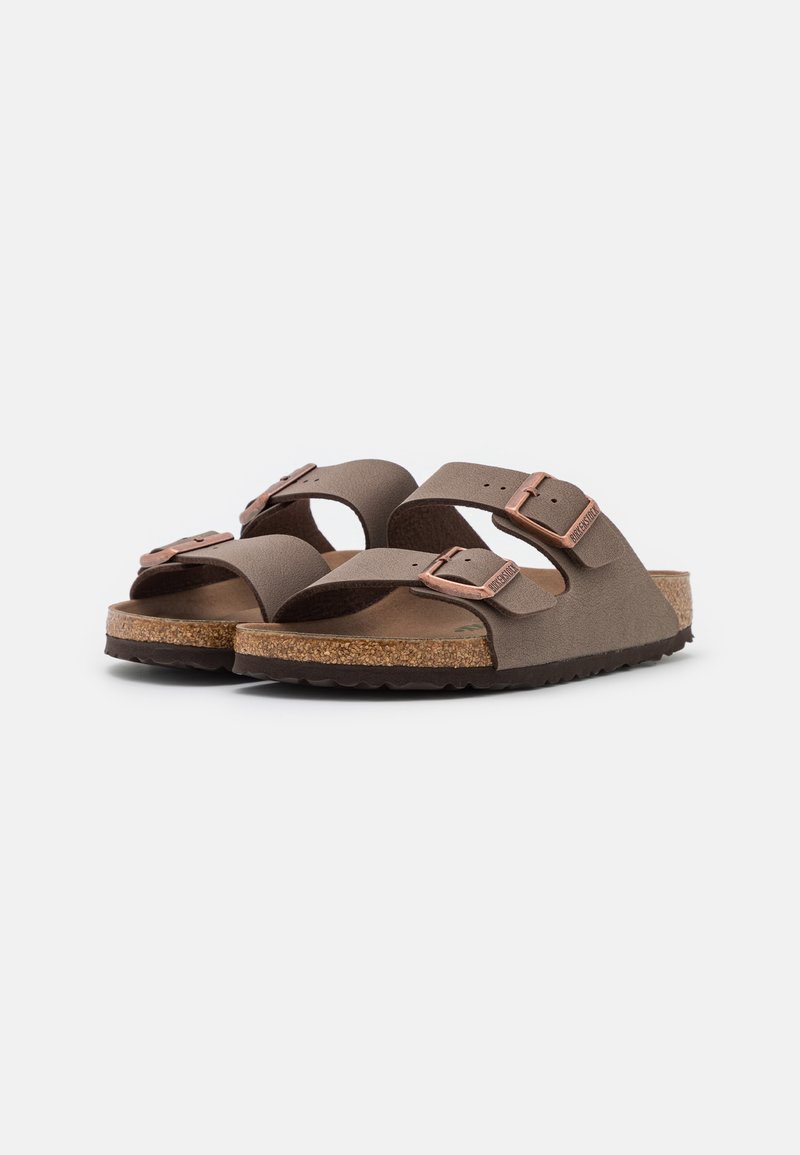 Damen Sneaker | Birkenstock ARIZONA EARTHY VEGAN NARROW FIT Pantolette flach mocca/hellbraun - ID73334 Damen Sneaker | Birkenstock ARIZONA EARTHY VEGAN NARROW FIT Pantolette flach mocca/hellbraun - ID73334