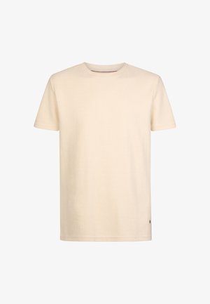 Petrol Industries, REGULAR FIT COTTON T-SHIRT OWENS - T-shirt basic - stone white