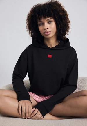 SIGNATURE HOODIE - Πάνω μέρος πιτζάμας - black