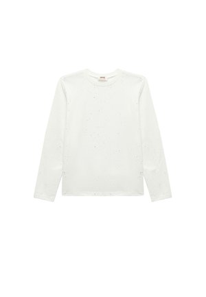 Långärmad tröja - white