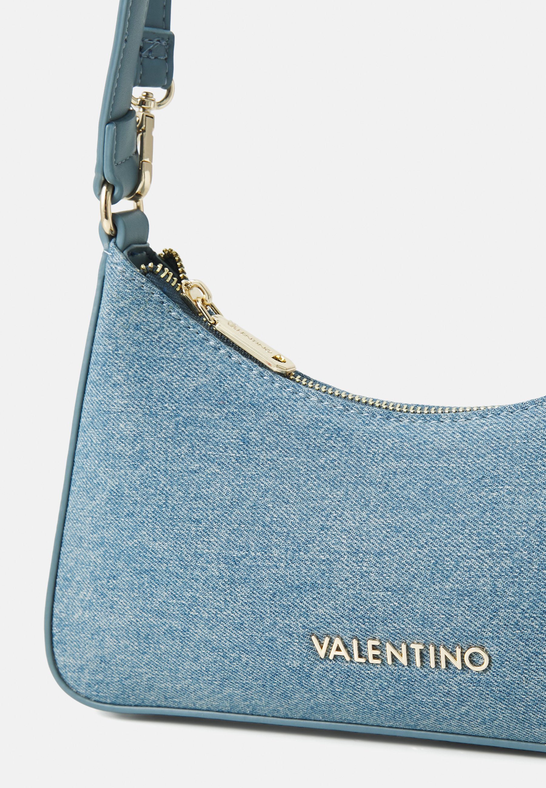 【Valentino Bags】海外限定 Kelly Denim ショルダーバッグ Valentino Bags Kelly Denim Borsa a spalla cotone nero