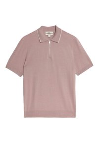 ZIP UP - Piké - brown haze