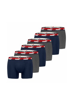 EVERYDAY 6 PACK - Trunks - navy grau mit logobund