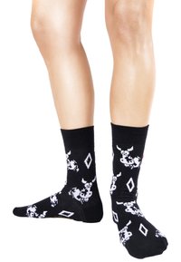 Unabux 3-PACK GRUMBLE IN THE JUNGLE - Ponožky - black