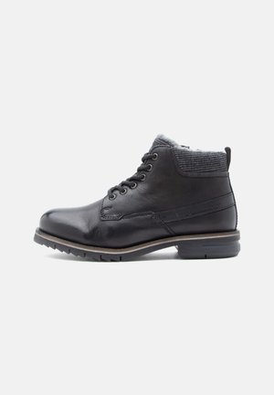 LEE - Šněrovací kotníkové boty - black