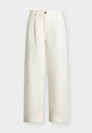 Samsøe Samsøe, SAHARPER PLEAT TROUSERS  - Παντελόνι - egret