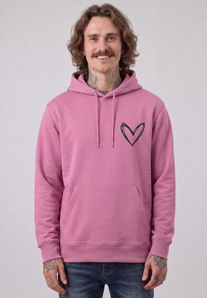 watapparel, HERZI UNISEX - Sweat à capuche - bubble pink